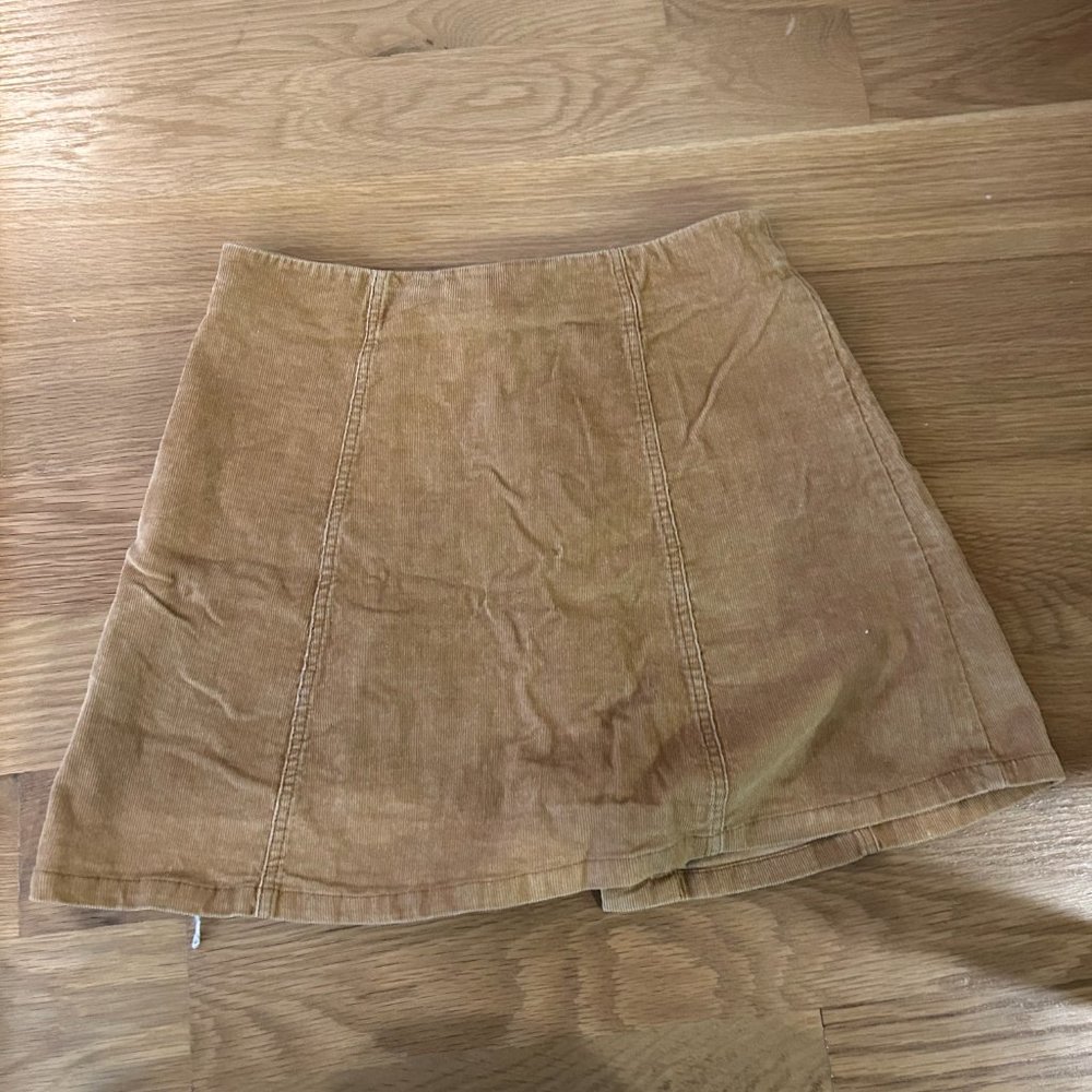 Corduroy Button Up Skirt - Picture 2 of 2